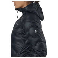 W Helium Down Hood Jacket Black