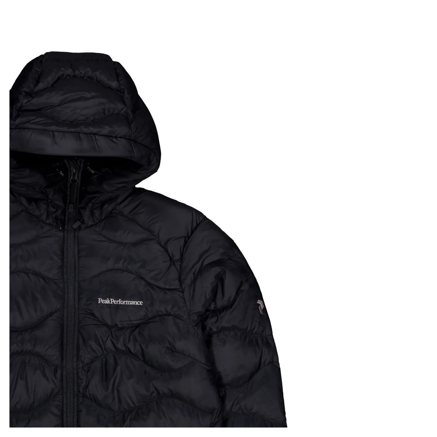 W Helium Down Hood Jacket Black
