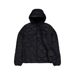 W Helium Down Hood Jacket Black