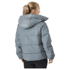 W. Hooded Reflective Puffer Ja Silver