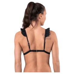 Wikolia Frill Top Black