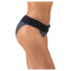 Wild In Stripes Folded Brief White/Black