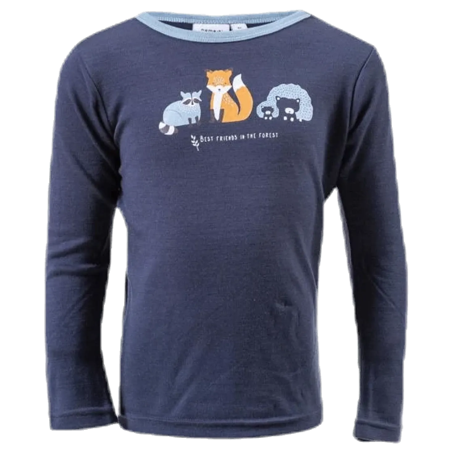Willit Wool Ls Top Xix Blue
