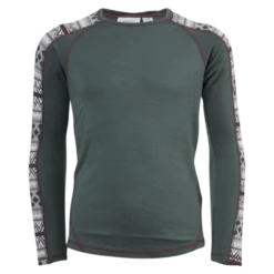 Willto Wool Ls Top Grey