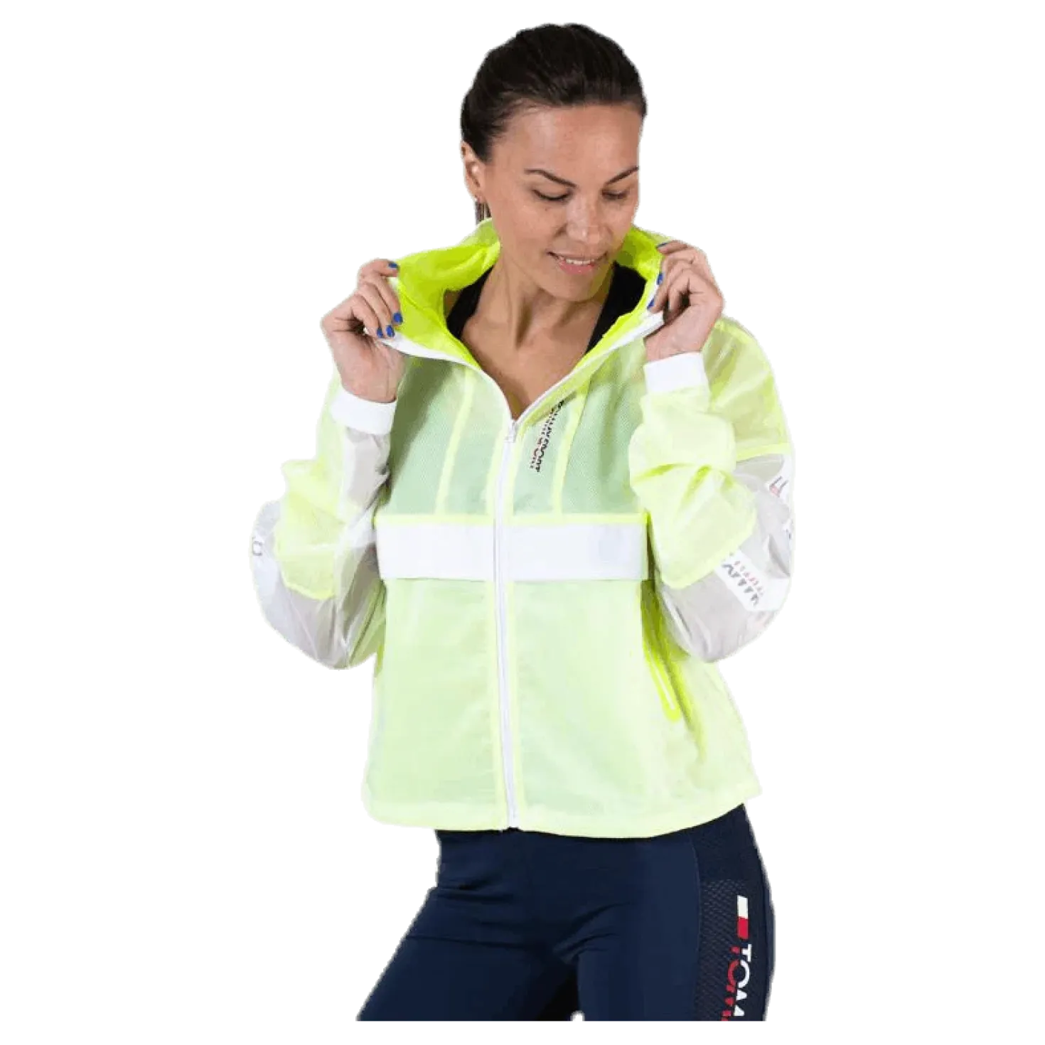 Windbreaker With Tape Yellow