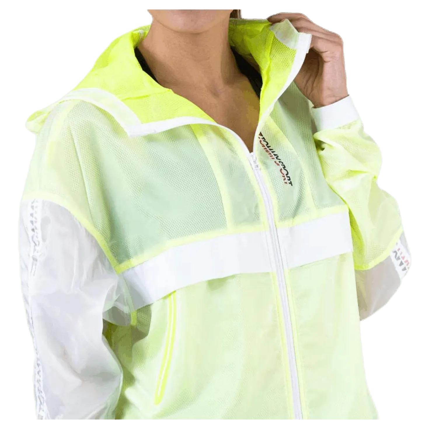 Windbreaker With Tape Yellow