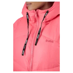 W. Mid Length Shiny Jacket Happy Pink