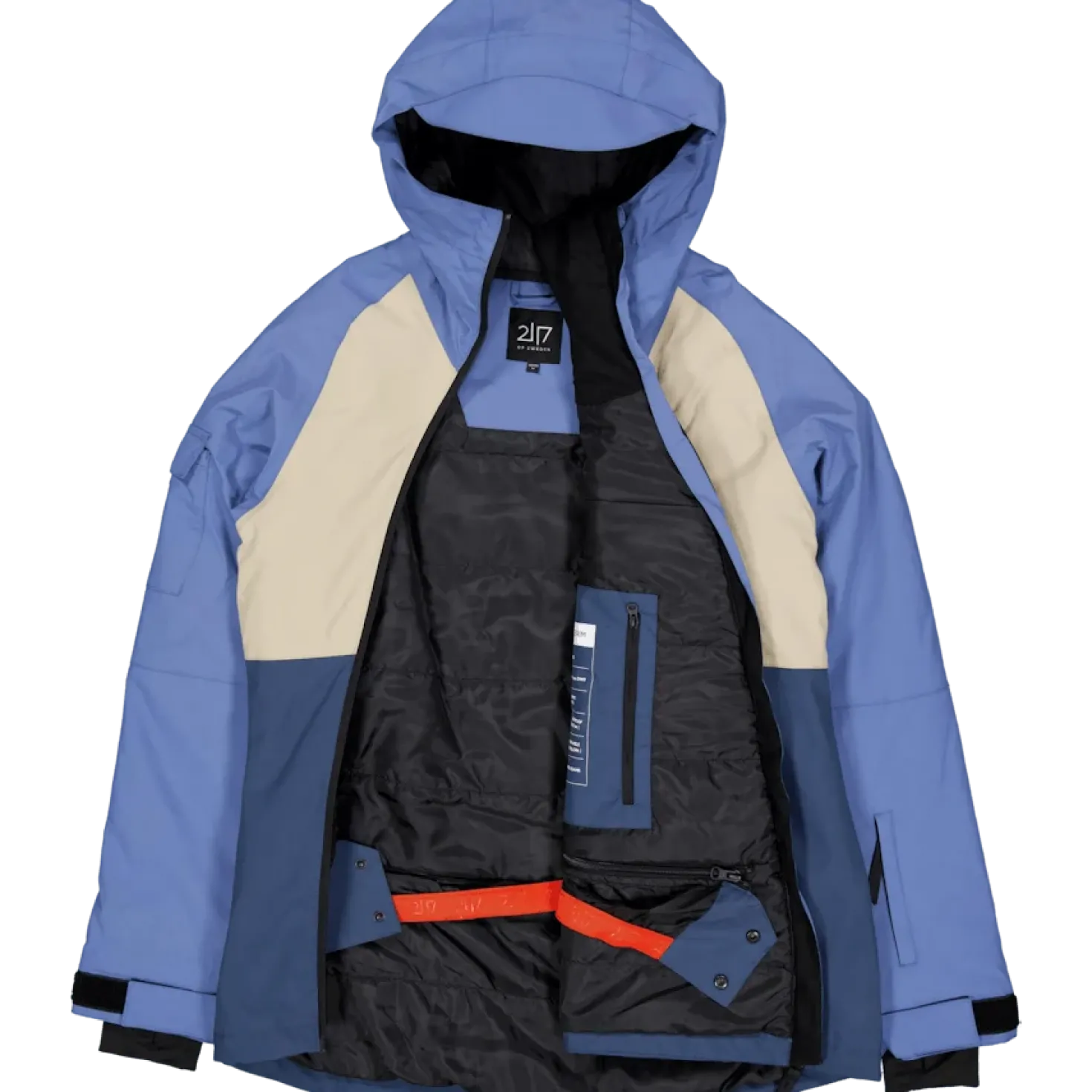Women’S Light Padded Ski Jacket Nelkerim Dusty Blue