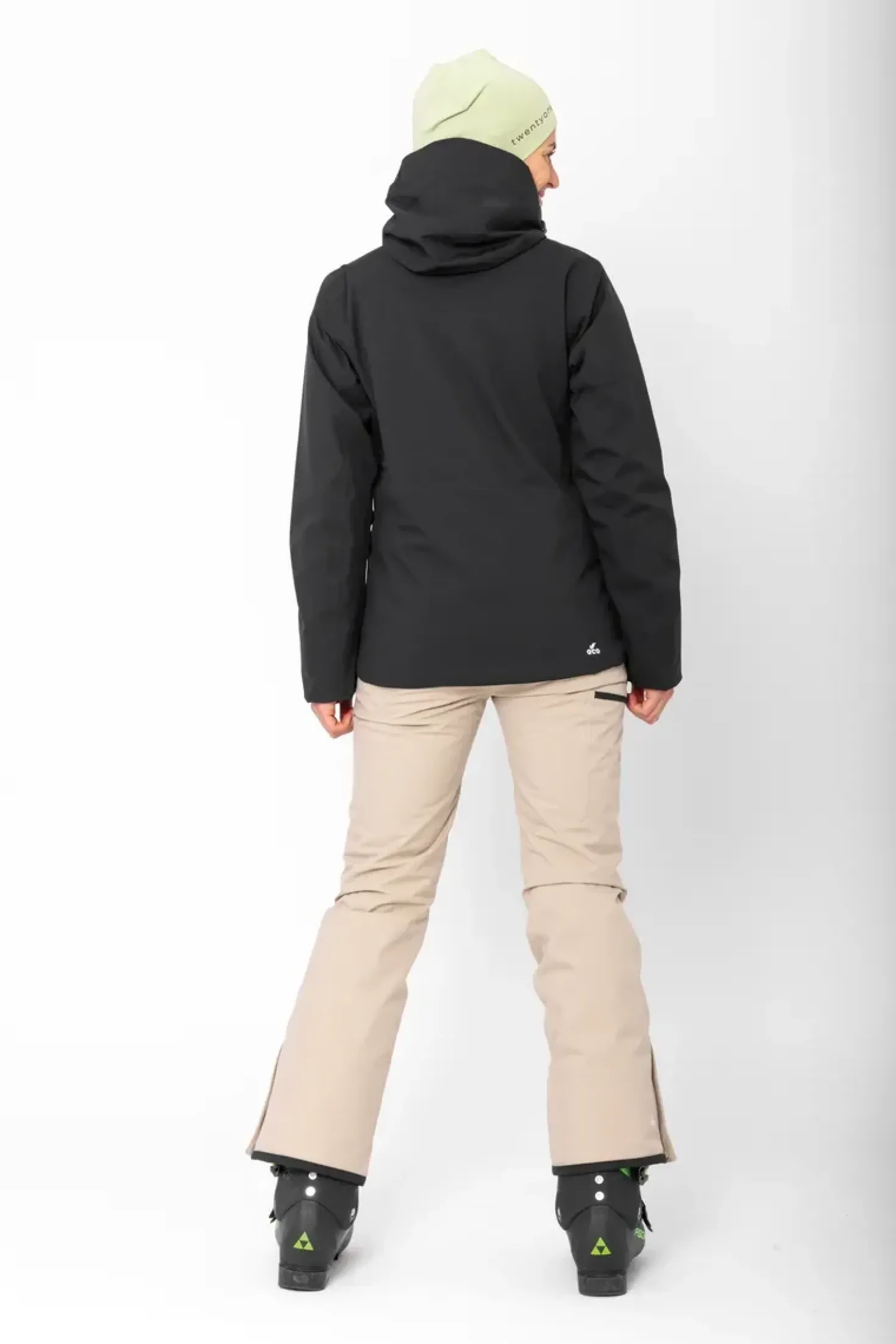 Women’S Light Padded Ski Jacket Kabo Black