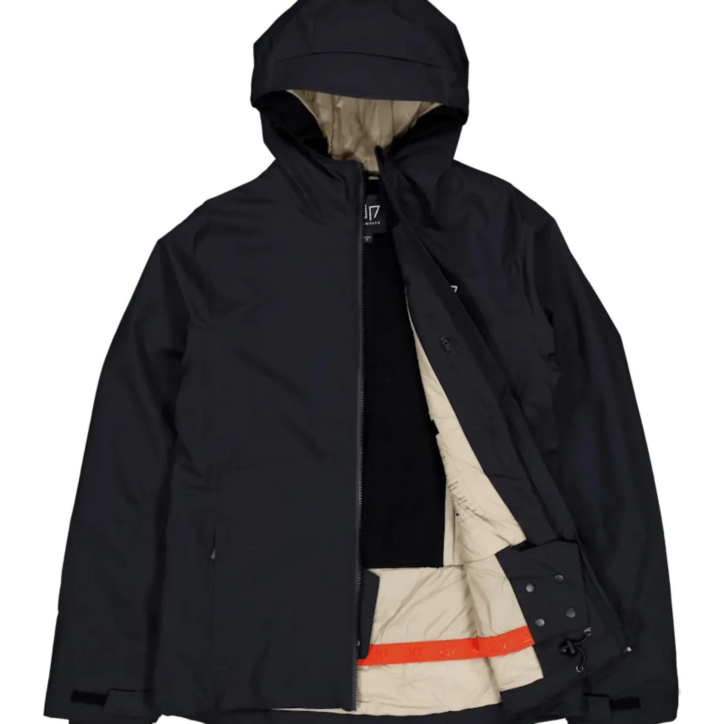 Women’S Light Padded Ski Jacket Kabo Black
