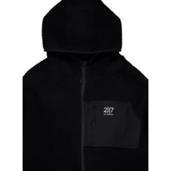 Women’S Wool Pile Hoodie Skord Black
