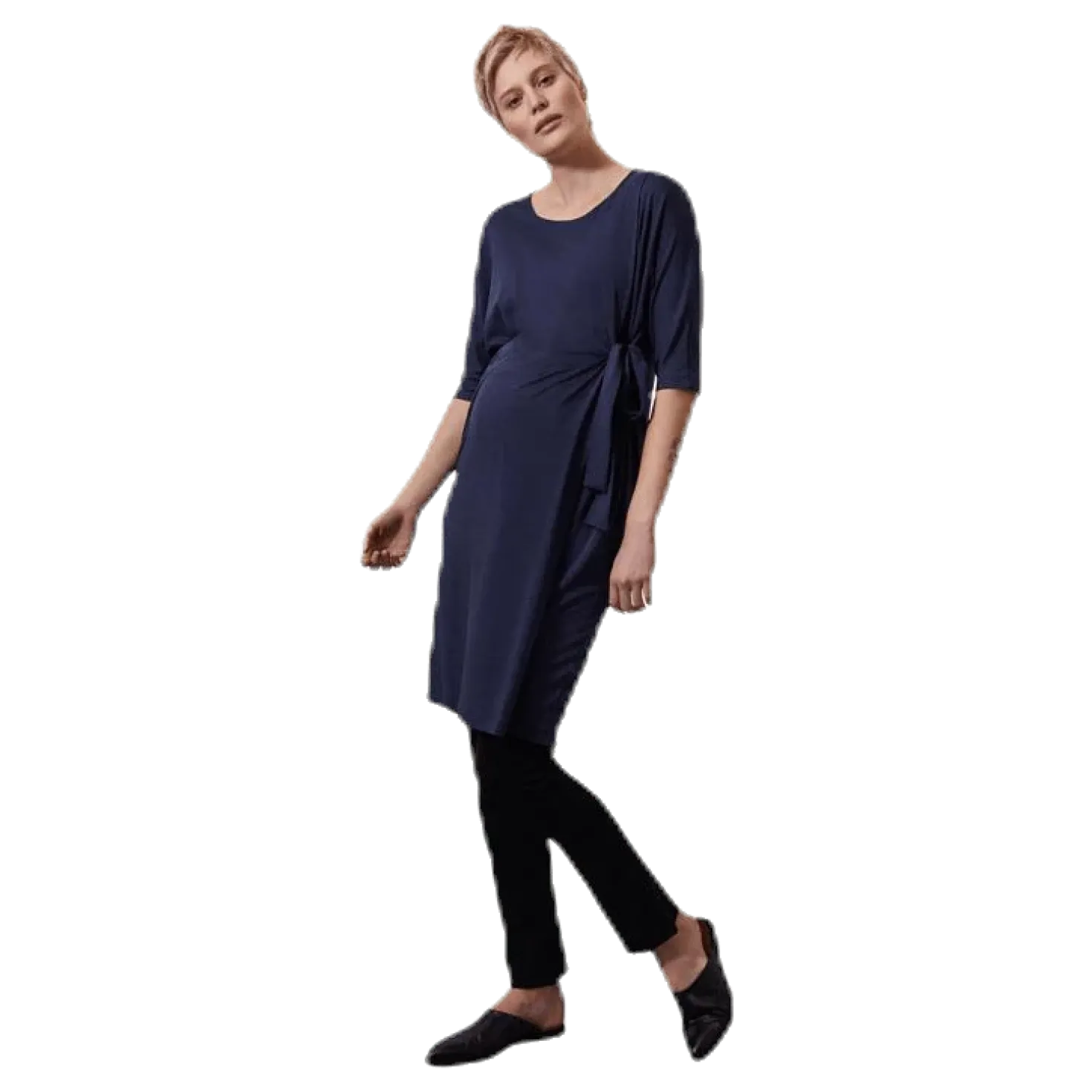 Wonton Dress Blue