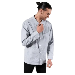 Worker Jacket Sala Thin Stripes Blue