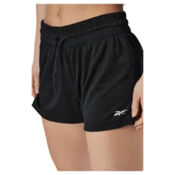 Wor Knit Poly Short Black