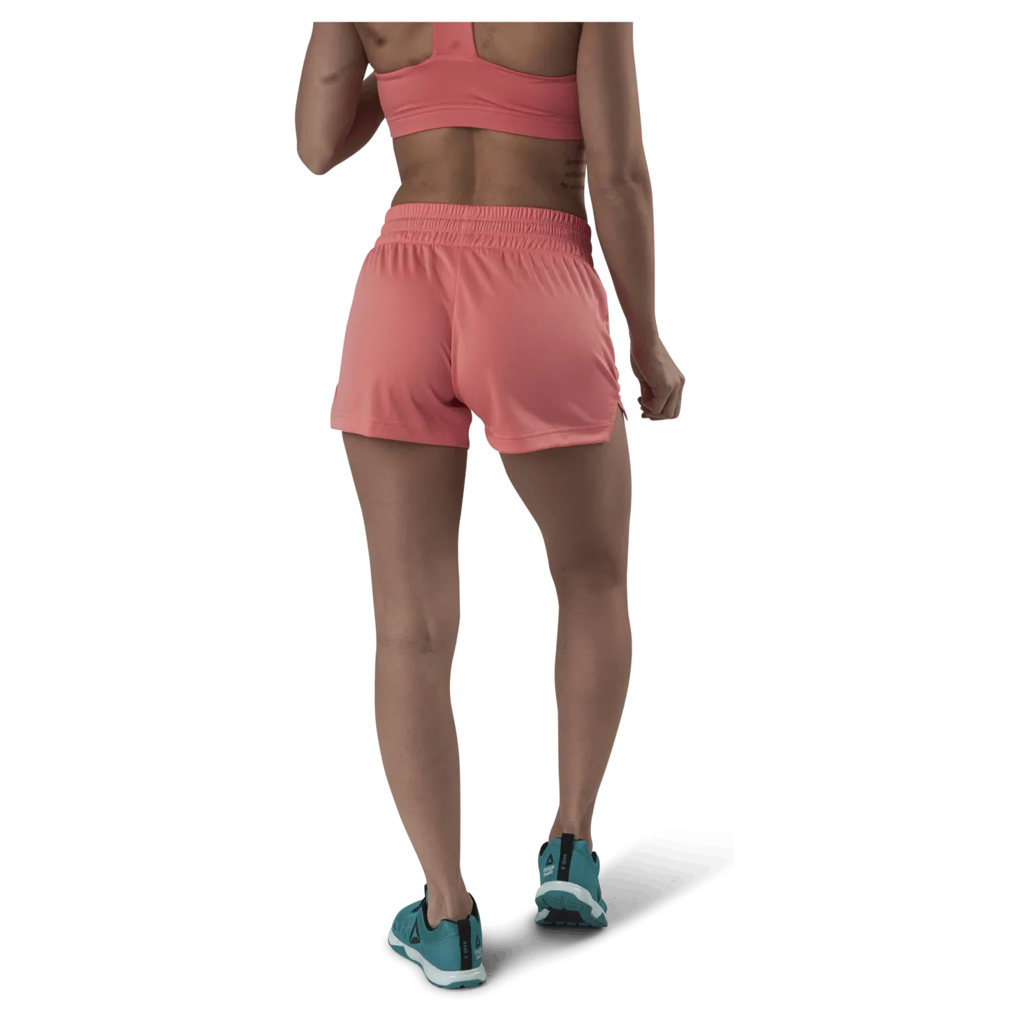 Wor Knit Poly Short Pink