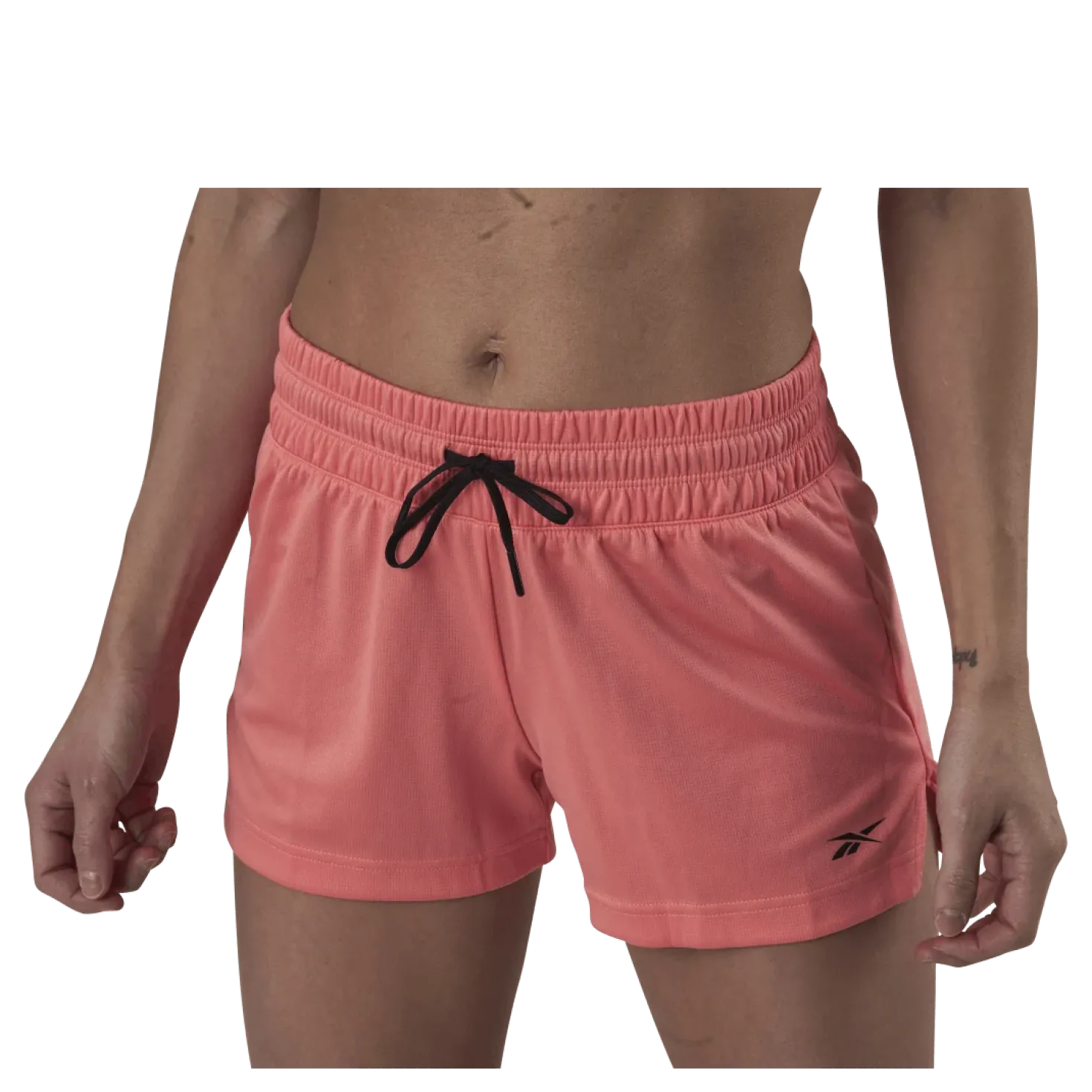 Wor Knit Poly Short Pink