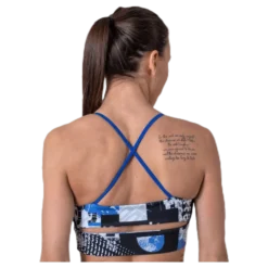 Wor Myt Aop Bra Blue/Black