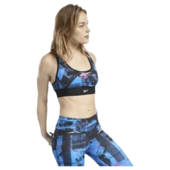 Wor Myt AOP Racer Bra Black