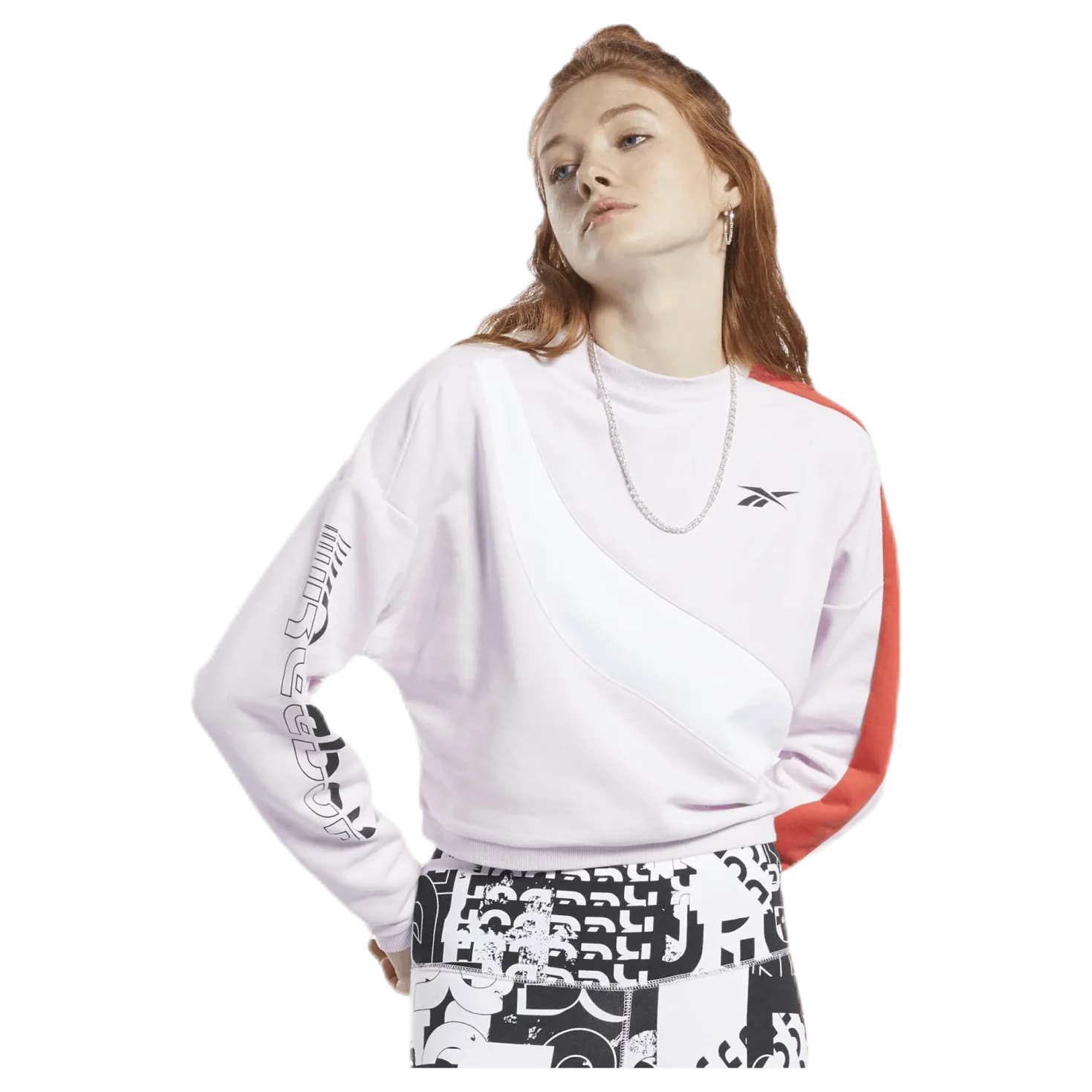 Wor Myt Colorblocked Crew White