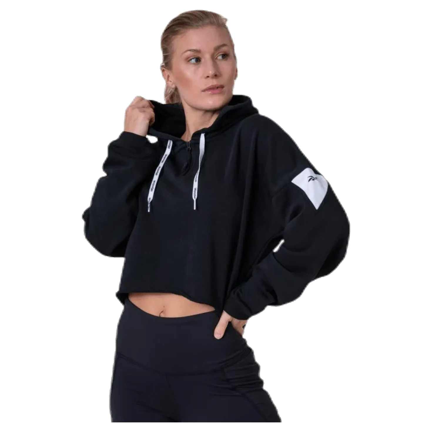 Wor Myt 1/4 Zip Hoodie Black