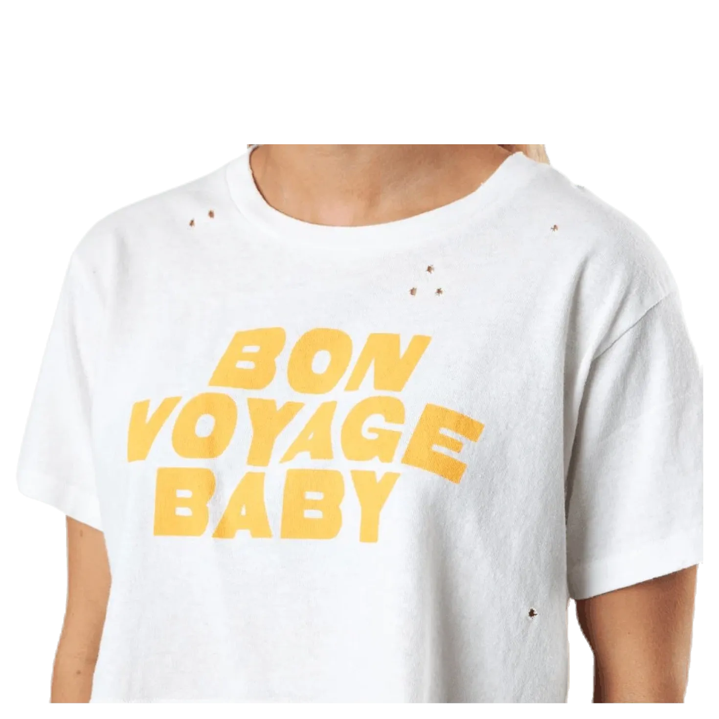 Worn Away Tee White