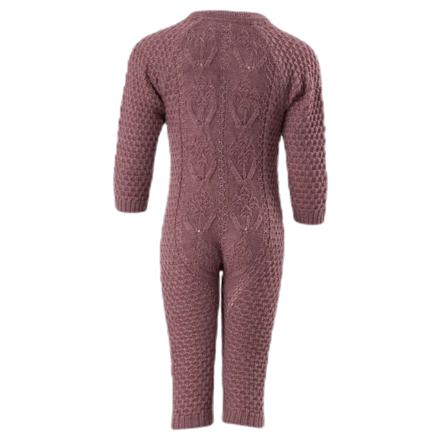 Wrilla Wool Ls Knit Suit Red