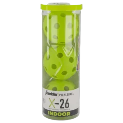 X-26 Indoor Pickleball 3 Pck. Lime-white
