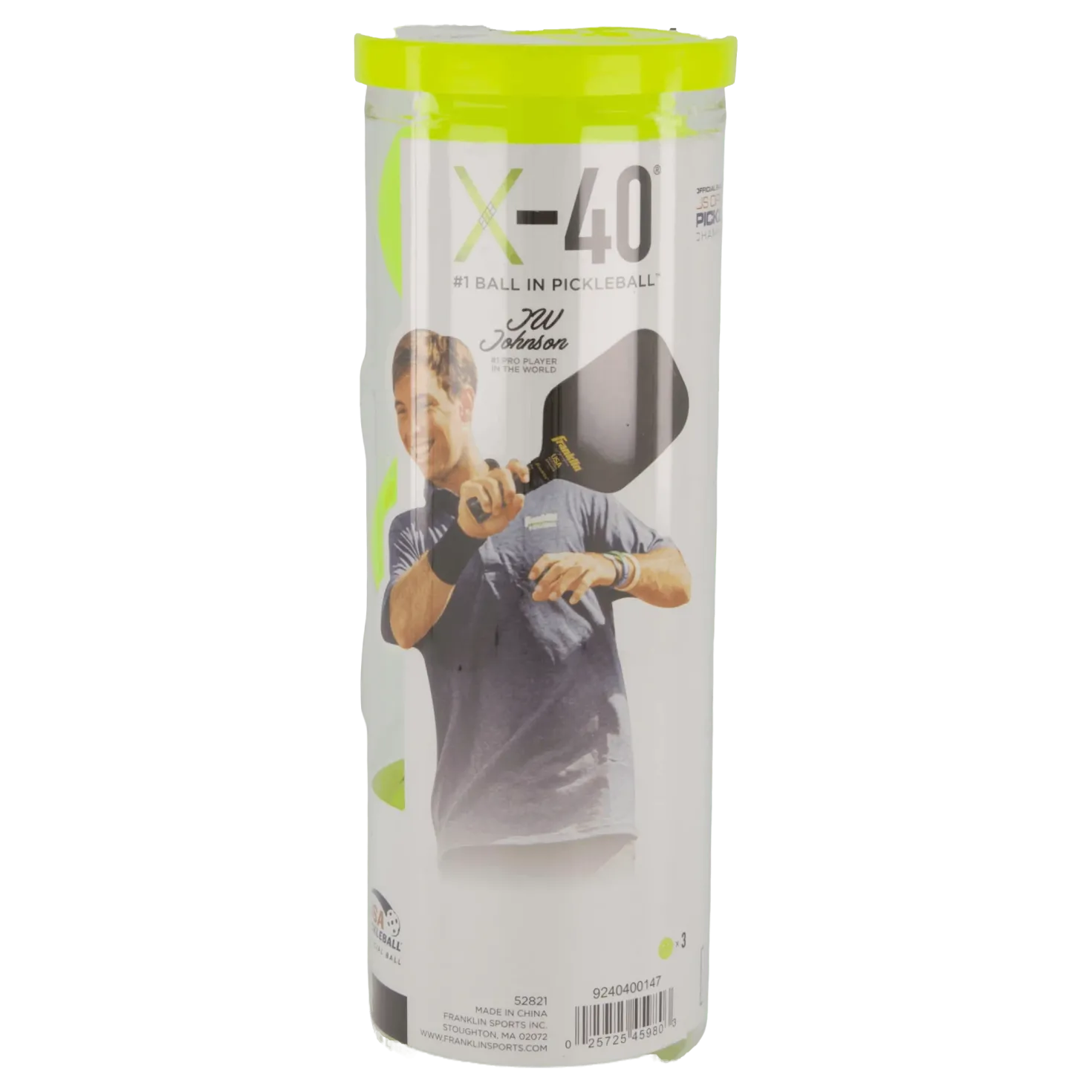 X-40 Outdoor Pickleball 3 Pck. Optic