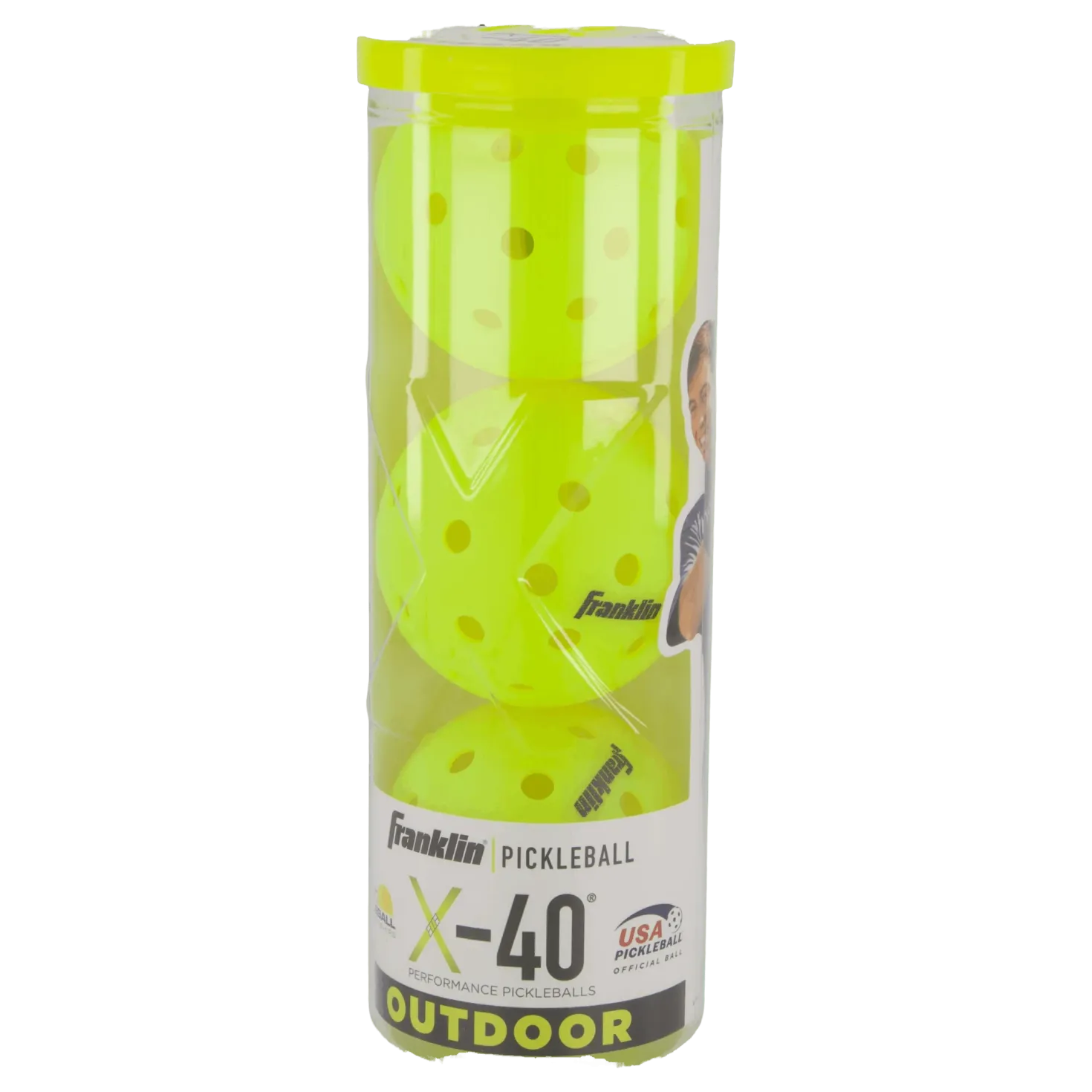 X-40 Outdoor Pickleball 3 Pck. Optic