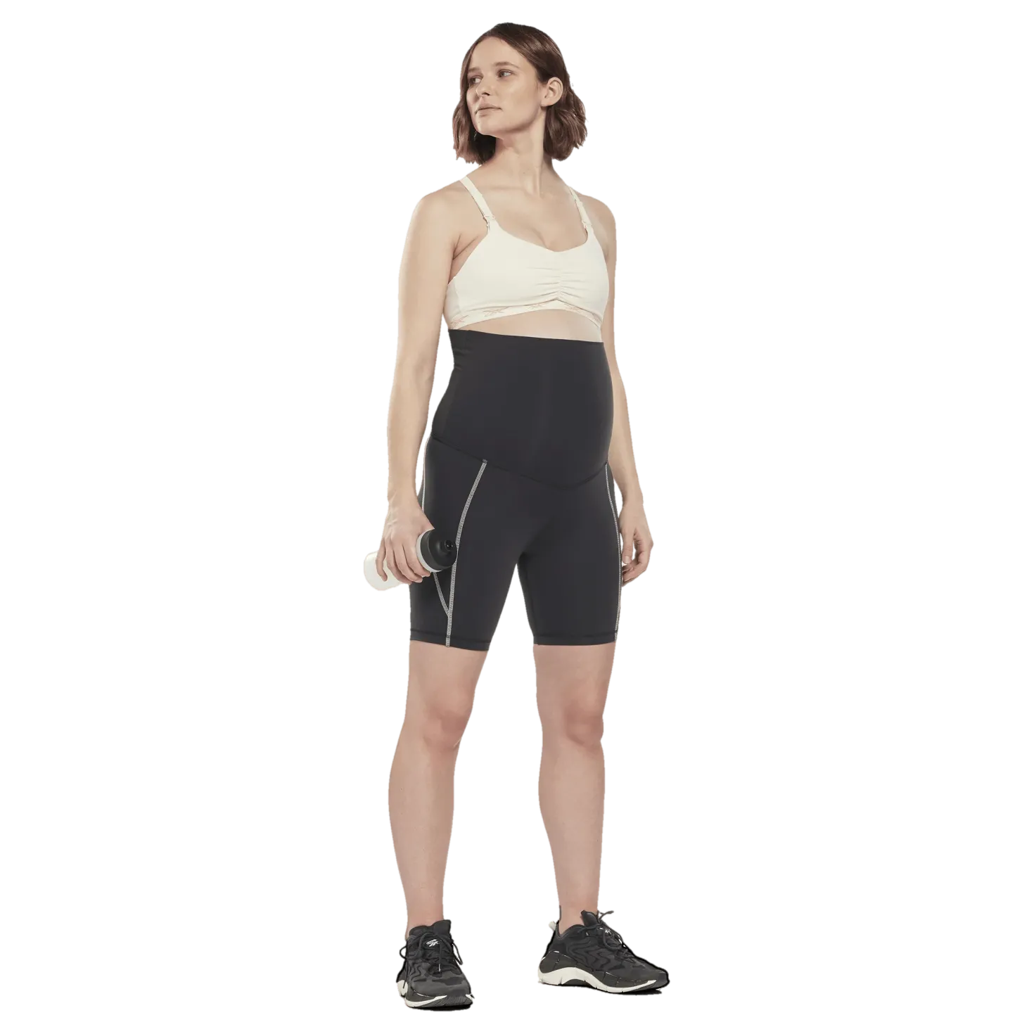 Y Lux Maternity Short Black