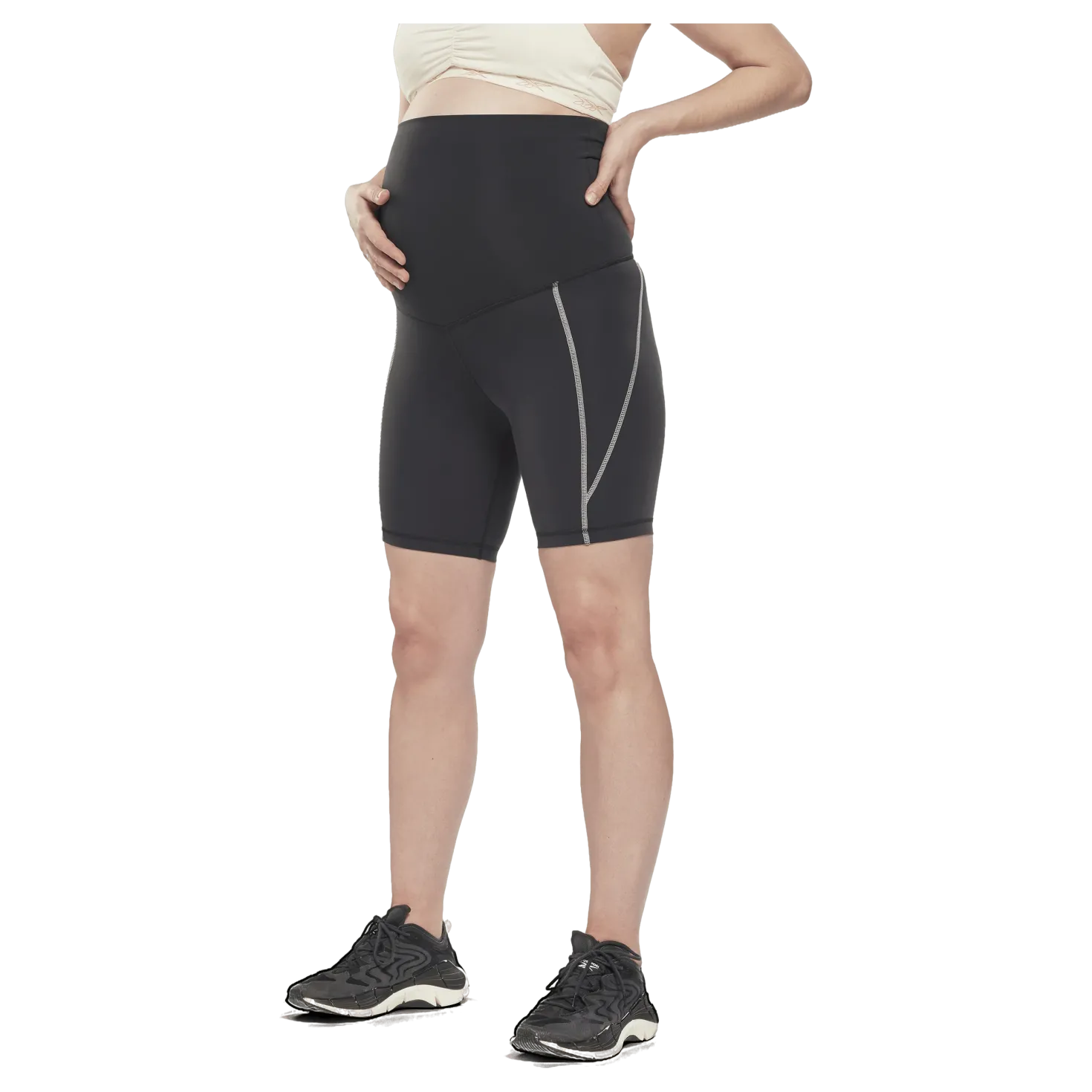 Y Lux Maternity Short Black