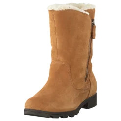 Youth Emelie Foldover Camel Brown, Natural