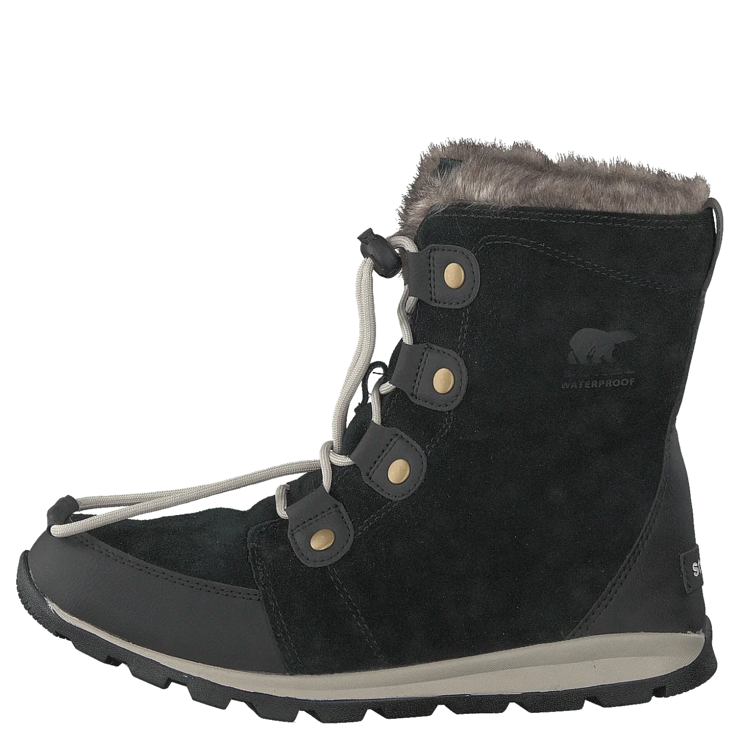 Youth Whitney Suede 010, Black, Dark Stone