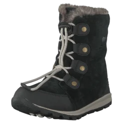 Youth Whitney Suede 010, Black, Dark Stone