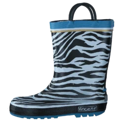 Zebra Gold Blue