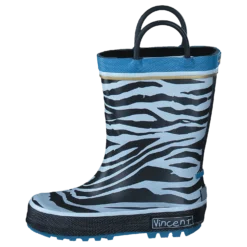 Zebra Gold Blue