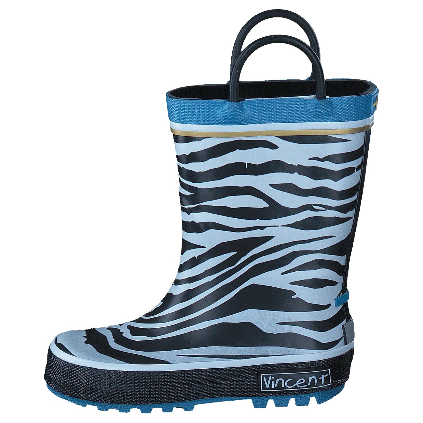 Zebra Gold Blue