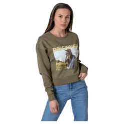 Ziggy L/S O-Neck Box Swt Green